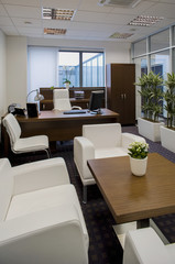 Modern interior of office.