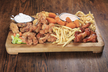 Assorted fried snacks