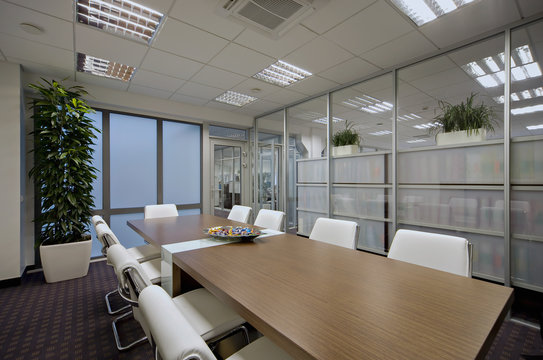 Modern interior of office.