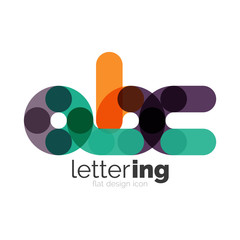 Letter logo business icon