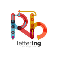 Letter logo business icon