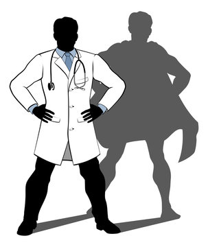 Doctor Super Hero Silhouette