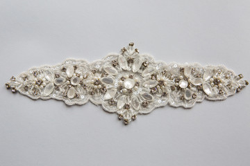 white fabric pieces, lace, design dresses, clothing for celebrations