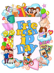 Happy Friendship Day doodle