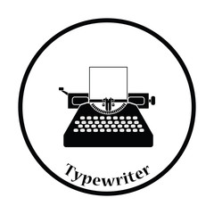 Typewriter icon