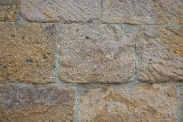 Details of tuff wall