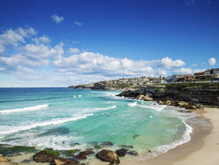Fototapeta premium tamarama beach near bondi on sydney australia coast