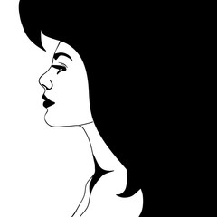 Vector of woman.