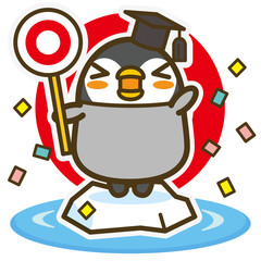 Fototapeta premium ペンギンカフェ 正解