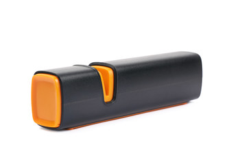 Plastic knife sharpener isolated