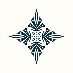 Vector Illustration of an Ornamental Design Element