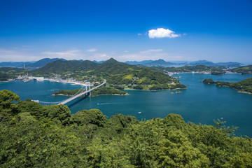 Obraz premium 大三島橋（しまなみ海道）