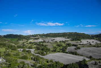 Fototapeta na wymiar View of the countryside around Viterbo