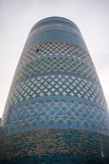 Kalta-Minor Minaret in the old town of Khiva (Xiva) - Uzbekistan - Central Asia