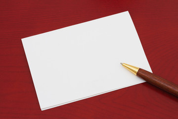 Blank Greeting Card