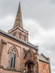 Fototapeta na wymiar Saint John Church in Keswick, England