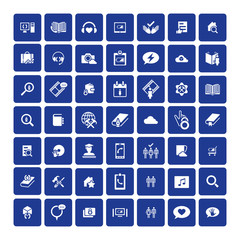 Set of 49 Universal Icons. Business, internet, web design.
