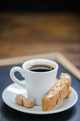 morning coffee shot on board