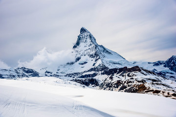 Fototapeta na wymiar View of Matterhorn - Zermatt Switzerland