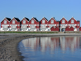 Ferienhäuser in der Marina Bagenkop auf der dänischen Insel Lang