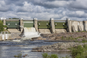 Hydropower Plant in Stornorrfors, Sweden