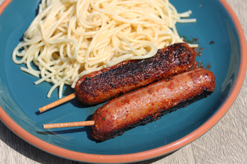 brochettes de saucisses 10072016