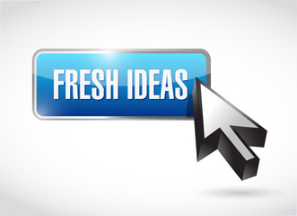 Fresh Ideas button sign concept