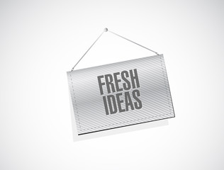 Fresh Ideas banner sign concept