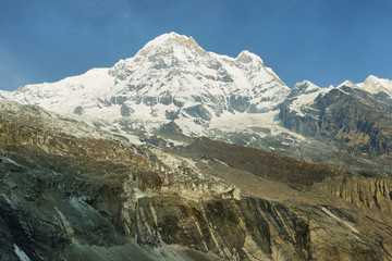 Mt Annapurna South in Nepal