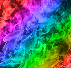 Colorful flames background.