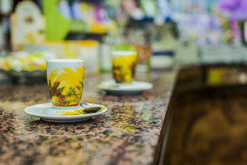 il piacere del caffè al bar