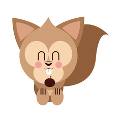 Cute isolated vector illustration