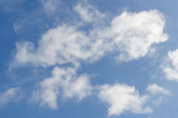 background of blue sky and cloud