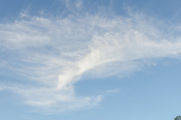 background of blue sky and cloud