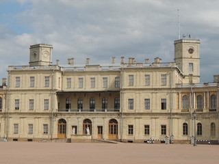 Fototapeta na wymiar Gatchina palace in the suburb of St. Petersburg