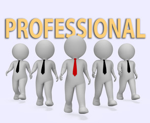 Professional Businessmen Indicates Expert Businessman And Specia