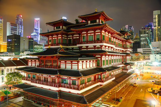 Buddha Tooth Relic temple in Singapore