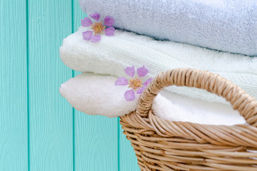 Seamless blue wood texture background pattern