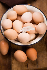 healthy fresh eggs