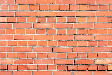 Red Brick Wall Texture Background