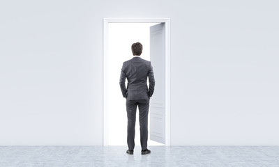 Fototapeta premium Success concept open door