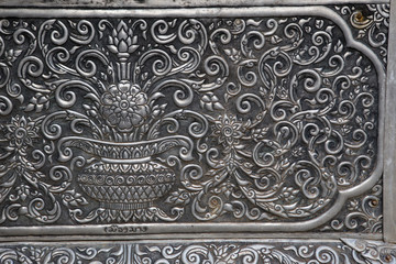 silver wall ,Thai traditional