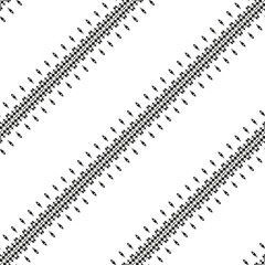 Diagonal monochrome black and white seamless pattern