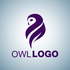 Obraz premium owl logo 2
