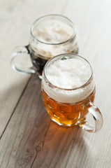 black and white czech beer