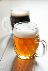 black and white czech beer