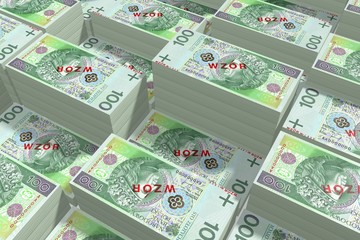 Fototapeta premium Money - 100 PLN - polish zloty