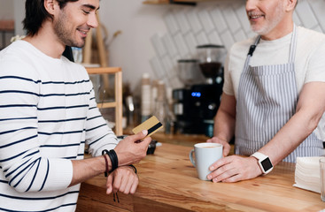 Modern cafe business