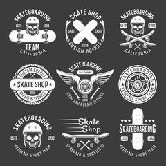 Skateboarding Light Emblems 