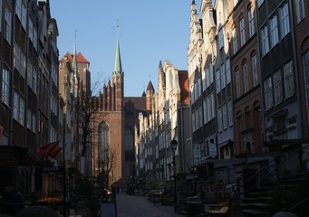 Fototapeta na wymiar Architecture and buildings in Gdansk, Poland